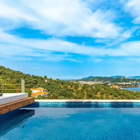 2b Luxurious Io, With Private Pool And Stunningt Sea Views Villa *